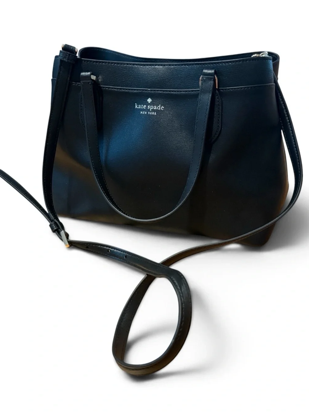 Kate Spade New York Black Sienna Leather Satchel